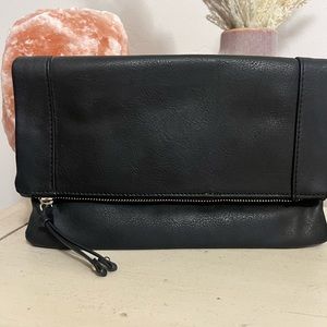 Fold over underarm bag